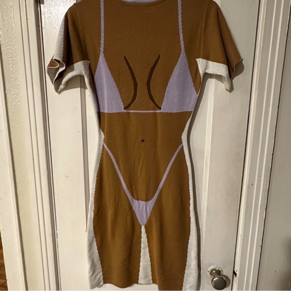Fashion Brand Company Dresses & Skirts - Fashion Brand Company Brown and Purple Knit Top